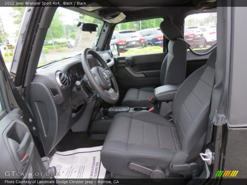 Black / Black 2012 Jeep Wrangler Sport 4x4