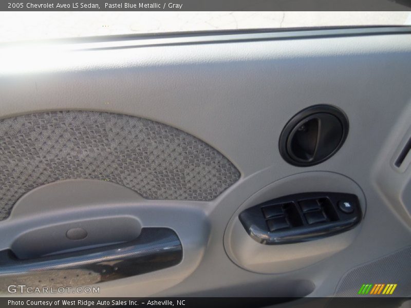Pastel Blue Metallic / Gray 2005 Chevrolet Aveo LS Sedan