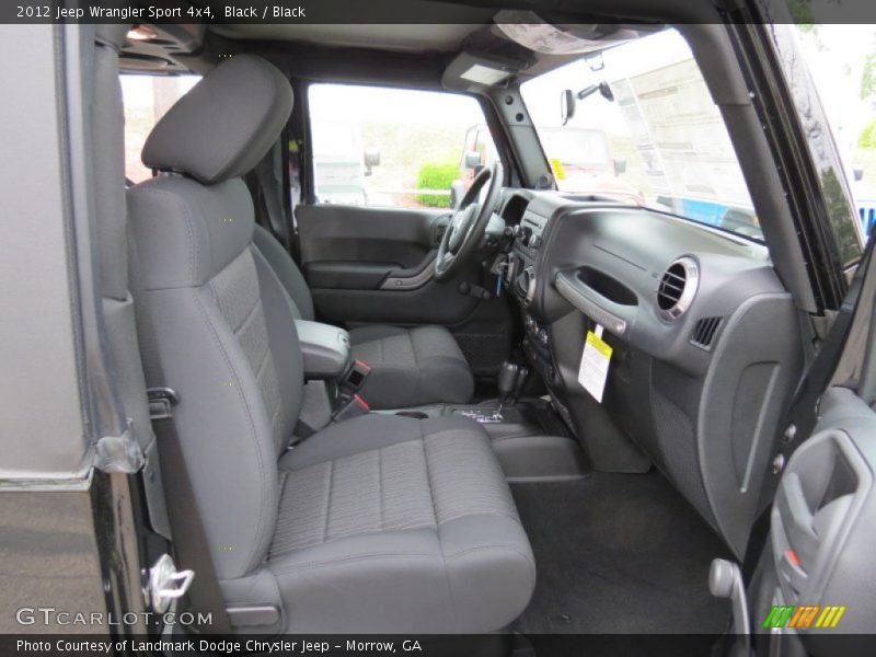 Black / Black 2012 Jeep Wrangler Sport 4x4