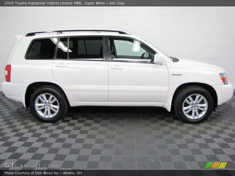 Super White / Ash Gray 2006 Toyota Highlander Hybrid Limited 4WD