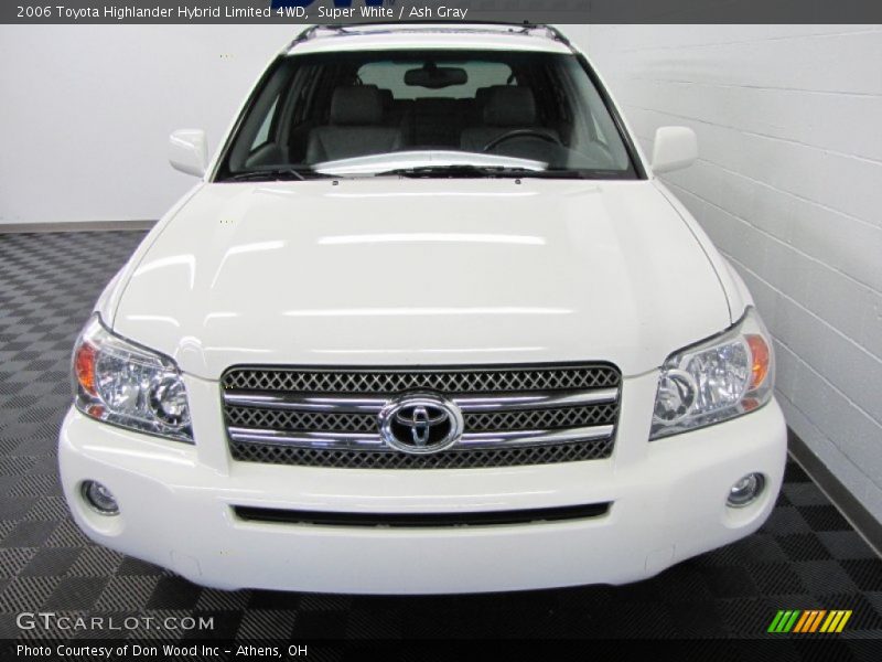 Super White / Ash Gray 2006 Toyota Highlander Hybrid Limited 4WD