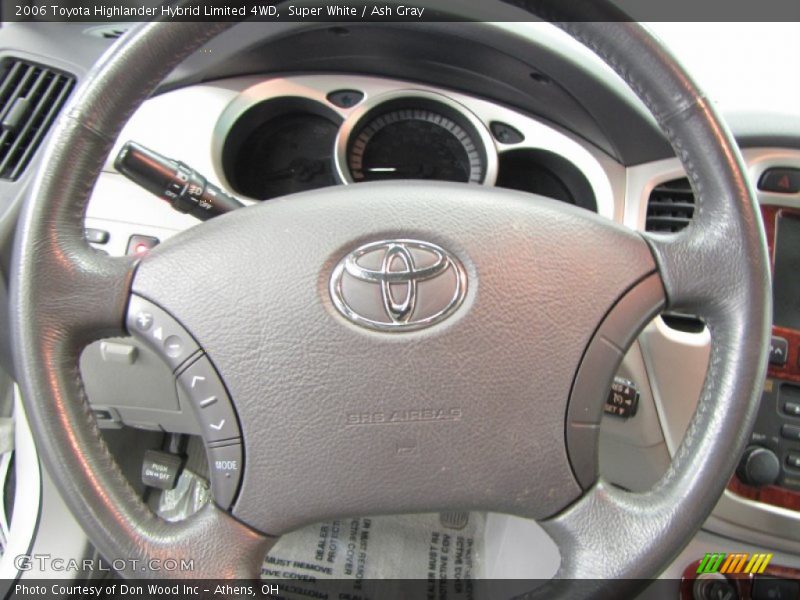 Super White / Ash Gray 2006 Toyota Highlander Hybrid Limited 4WD
