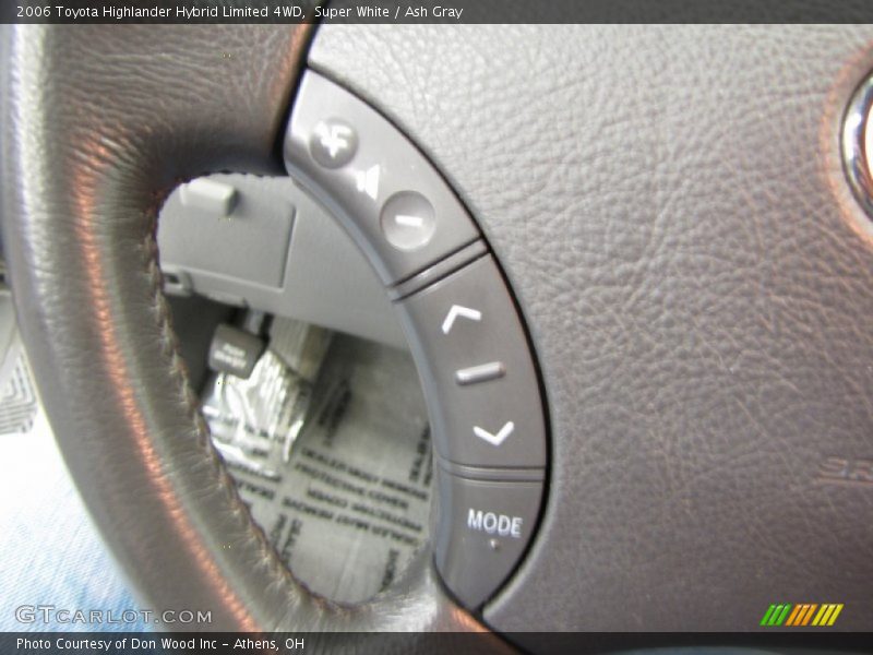 Super White / Ash Gray 2006 Toyota Highlander Hybrid Limited 4WD