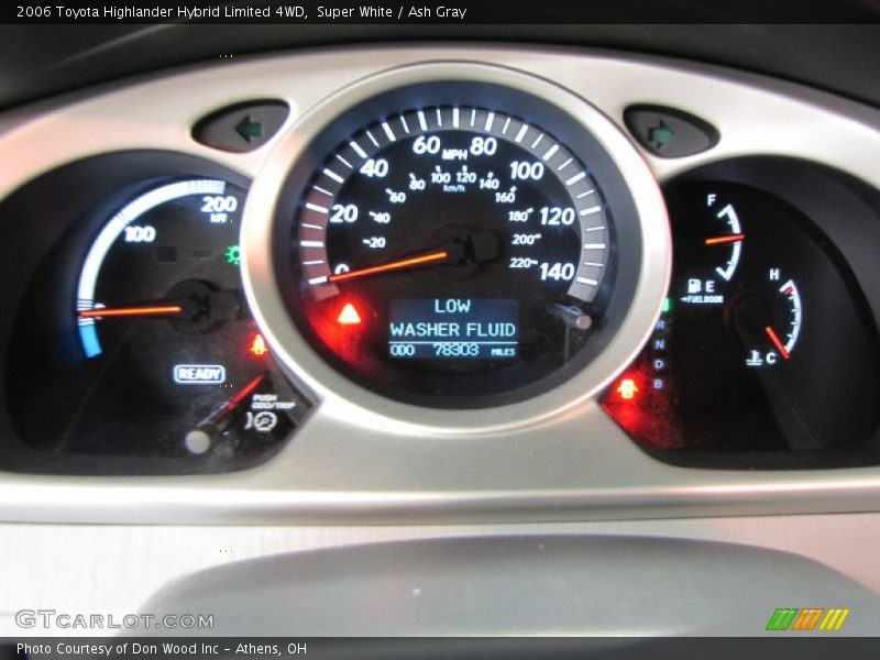 Super White / Ash Gray 2006 Toyota Highlander Hybrid Limited 4WD