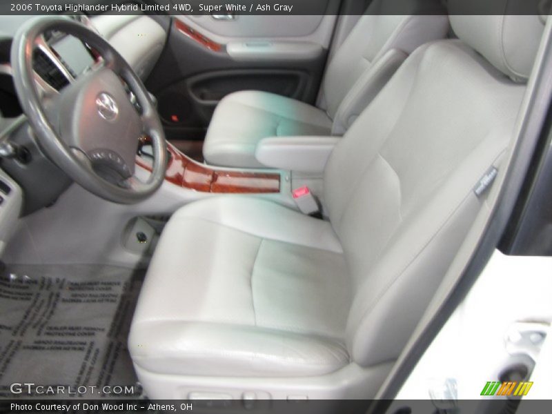 Super White / Ash Gray 2006 Toyota Highlander Hybrid Limited 4WD