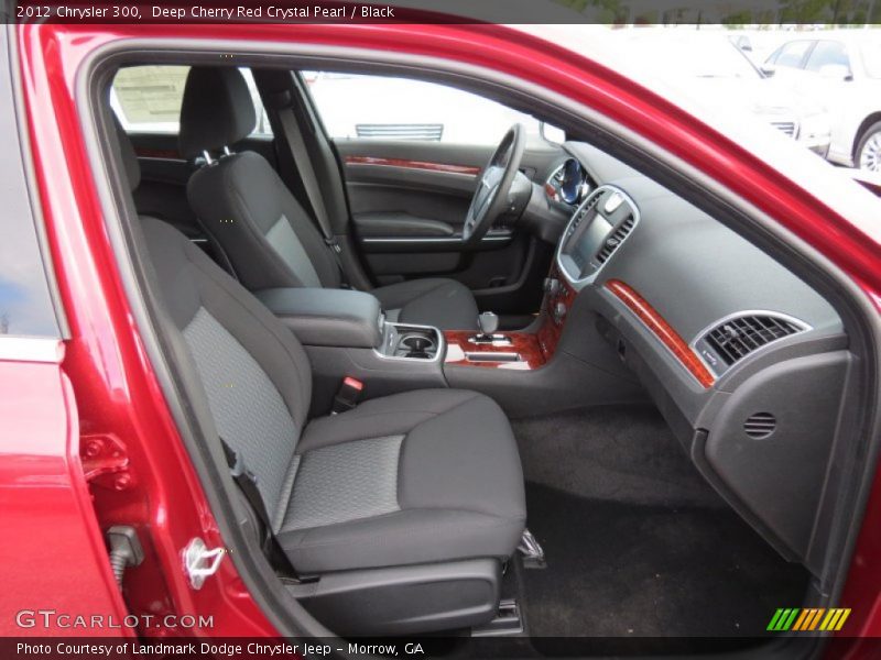 Deep Cherry Red Crystal Pearl / Black 2012 Chrysler 300