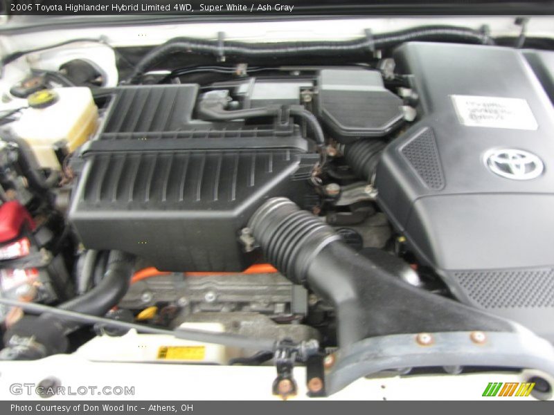Super White / Ash Gray 2006 Toyota Highlander Hybrid Limited 4WD