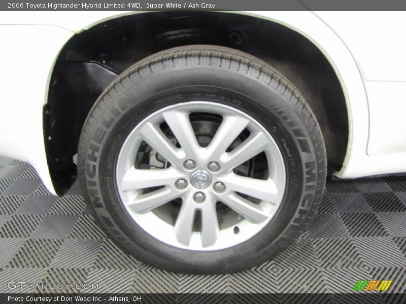 Super White / Ash Gray 2006 Toyota Highlander Hybrid Limited 4WD