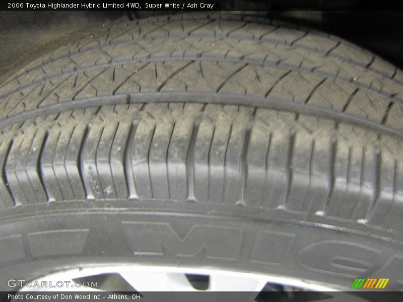 Super White / Ash Gray 2006 Toyota Highlander Hybrid Limited 4WD