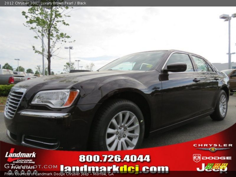 Luxury Brown Pearl / Black 2012 Chrysler 300