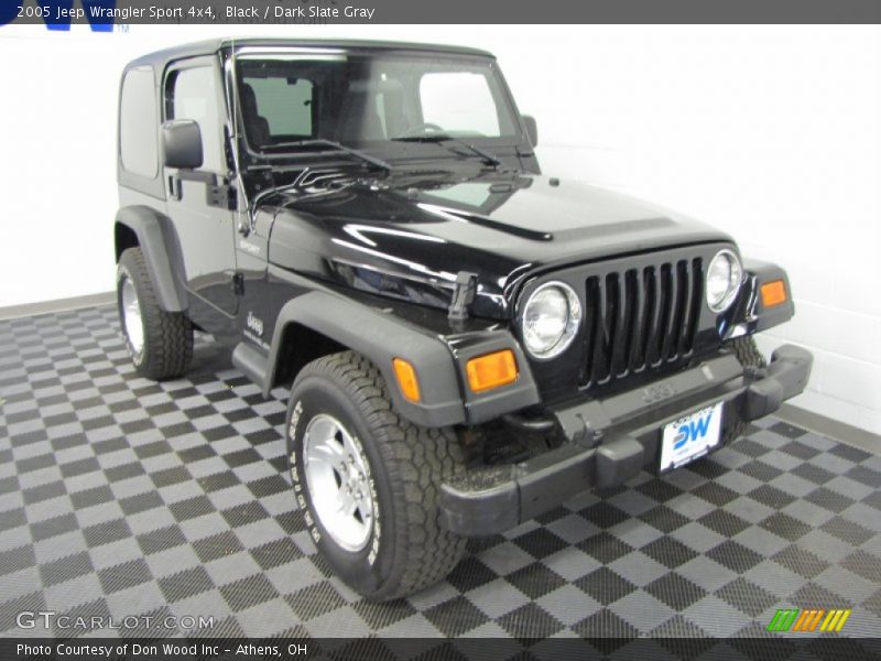 Black / Dark Slate Gray 2005 Jeep Wrangler Sport 4x4