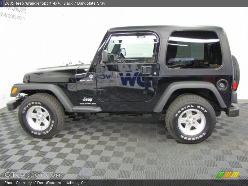 Black / Dark Slate Gray 2005 Jeep Wrangler Sport 4x4