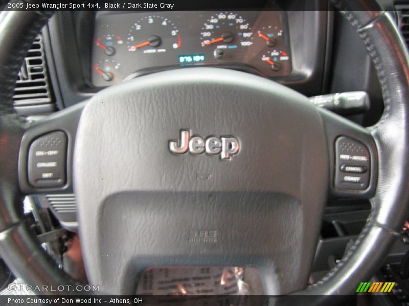 Black / Dark Slate Gray 2005 Jeep Wrangler Sport 4x4