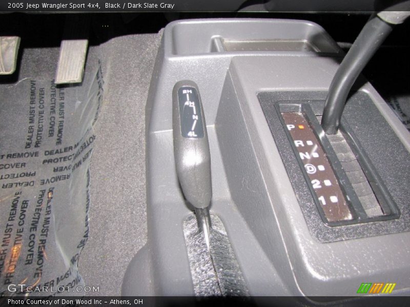 Black / Dark Slate Gray 2005 Jeep Wrangler Sport 4x4