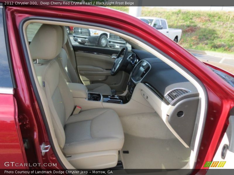 Deep Cherry Red Crystal Pearl / Black/Light Frost Beige 2012 Chrysler 300