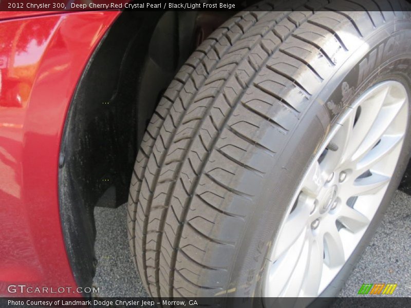 Deep Cherry Red Crystal Pearl / Black/Light Frost Beige 2012 Chrysler 300