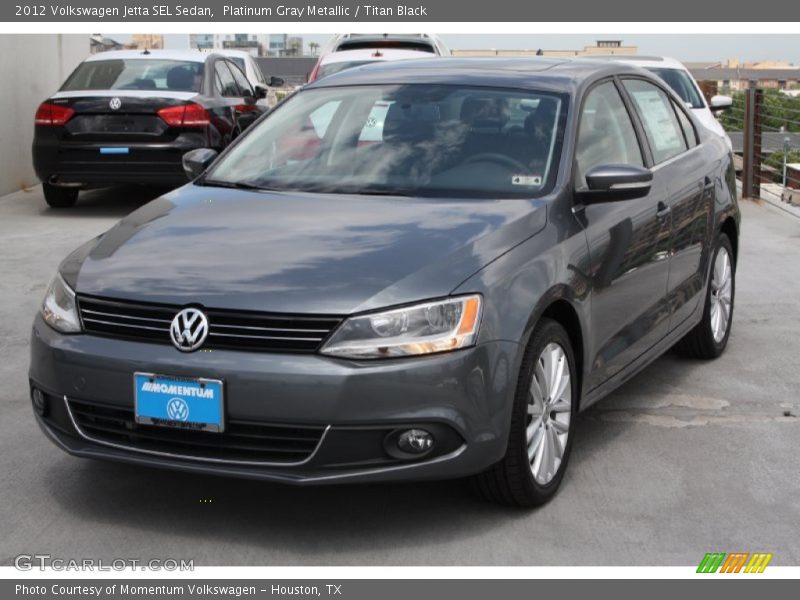 Platinum Gray Metallic / Titan Black 2012 Volkswagen Jetta SEL Sedan