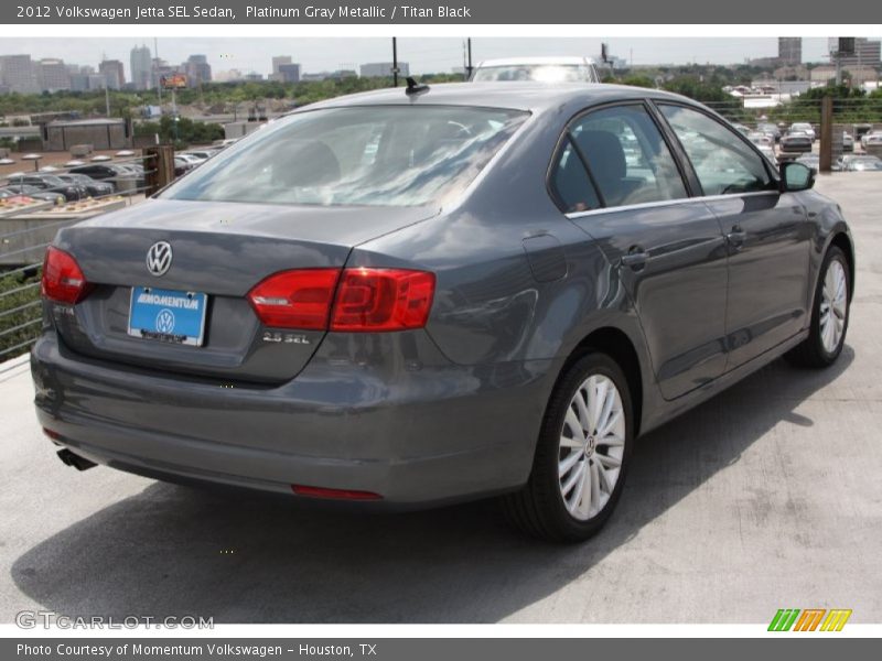 Platinum Gray Metallic / Titan Black 2012 Volkswagen Jetta SEL Sedan