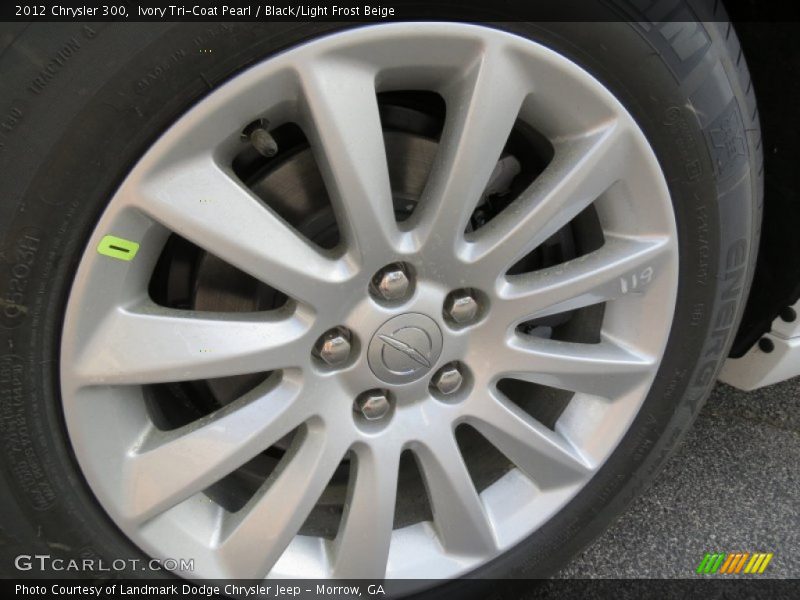 Ivory Tri-Coat Pearl / Black/Light Frost Beige 2012 Chrysler 300