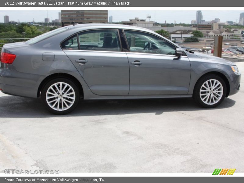 Platinum Gray Metallic / Titan Black 2012 Volkswagen Jetta SEL Sedan