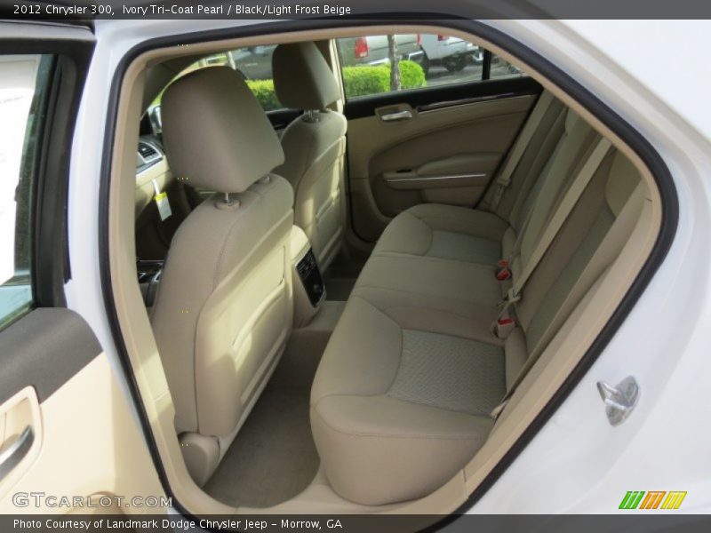 Ivory Tri-Coat Pearl / Black/Light Frost Beige 2012 Chrysler 300