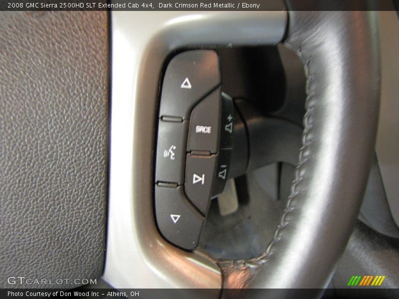 Dark Crimson Red Metallic / Ebony 2008 GMC Sierra 2500HD SLT Extended Cab 4x4
