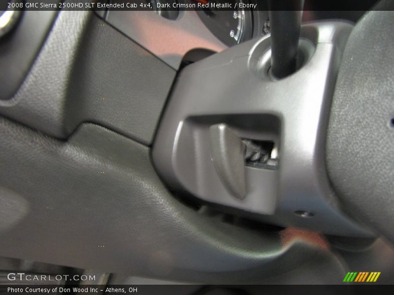 Dark Crimson Red Metallic / Ebony 2008 GMC Sierra 2500HD SLT Extended Cab 4x4