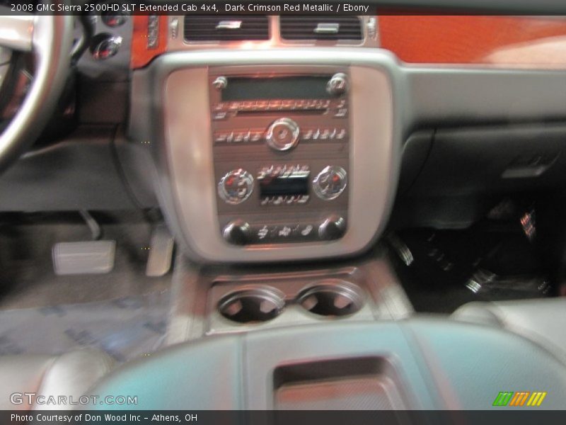 Dark Crimson Red Metallic / Ebony 2008 GMC Sierra 2500HD SLT Extended Cab 4x4