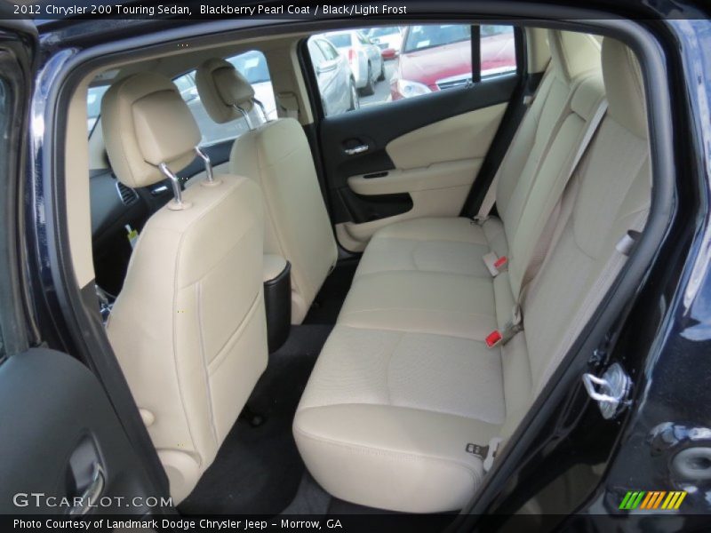 Blackberry Pearl Coat / Black/Light Frost 2012 Chrysler 200 Touring Sedan