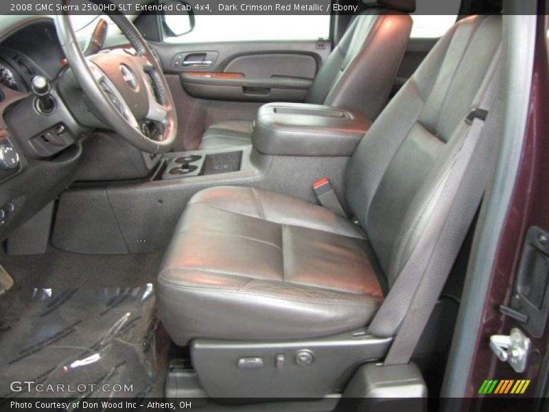 Dark Crimson Red Metallic / Ebony 2008 GMC Sierra 2500HD SLT Extended Cab 4x4