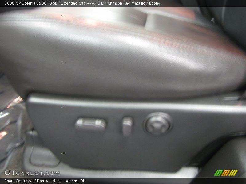 Dark Crimson Red Metallic / Ebony 2008 GMC Sierra 2500HD SLT Extended Cab 4x4
