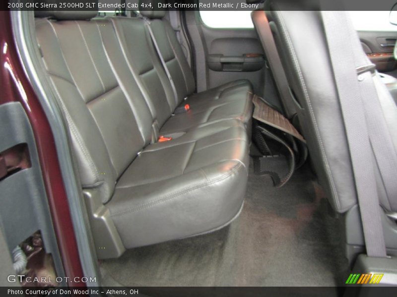 Dark Crimson Red Metallic / Ebony 2008 GMC Sierra 2500HD SLT Extended Cab 4x4