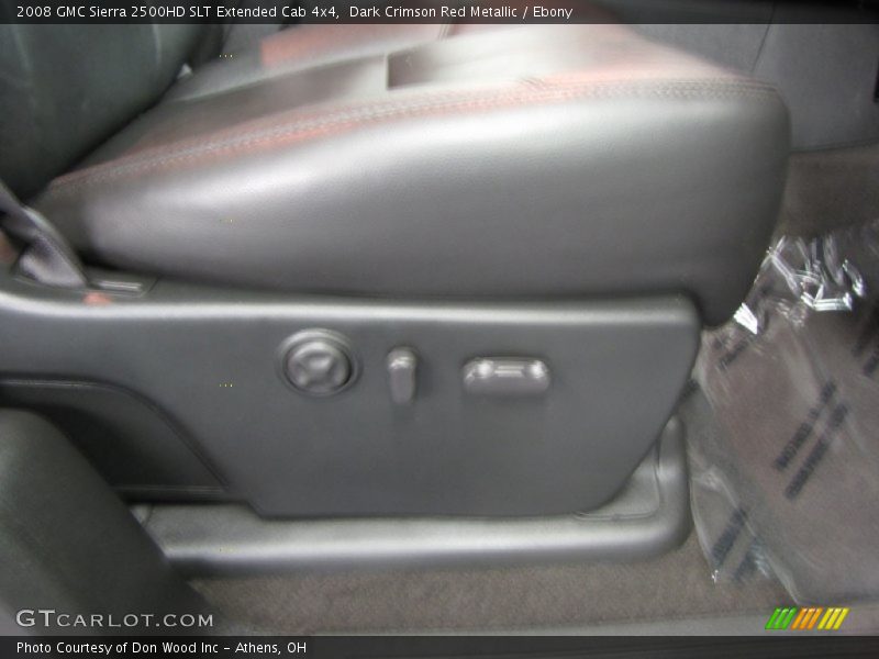 Dark Crimson Red Metallic / Ebony 2008 GMC Sierra 2500HD SLT Extended Cab 4x4