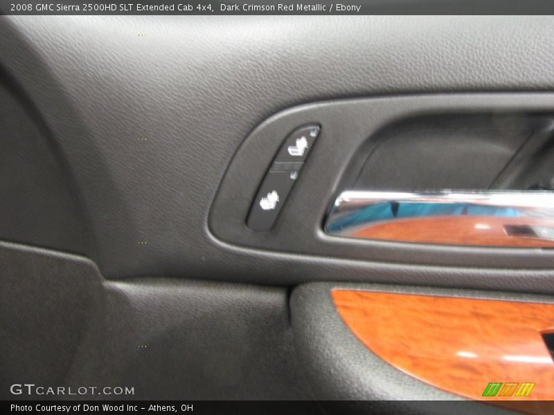 Dark Crimson Red Metallic / Ebony 2008 GMC Sierra 2500HD SLT Extended Cab 4x4