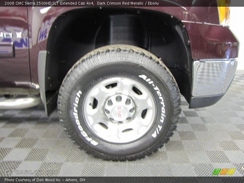 Dark Crimson Red Metallic / Ebony 2008 GMC Sierra 2500HD SLT Extended Cab 4x4