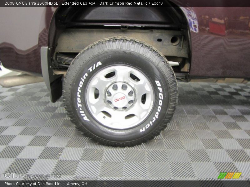Dark Crimson Red Metallic / Ebony 2008 GMC Sierra 2500HD SLT Extended Cab 4x4
