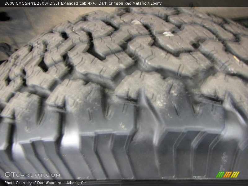 Dark Crimson Red Metallic / Ebony 2008 GMC Sierra 2500HD SLT Extended Cab 4x4