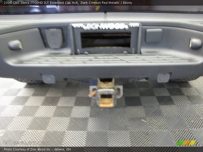 Dark Crimson Red Metallic / Ebony 2008 GMC Sierra 2500HD SLT Extended Cab 4x4