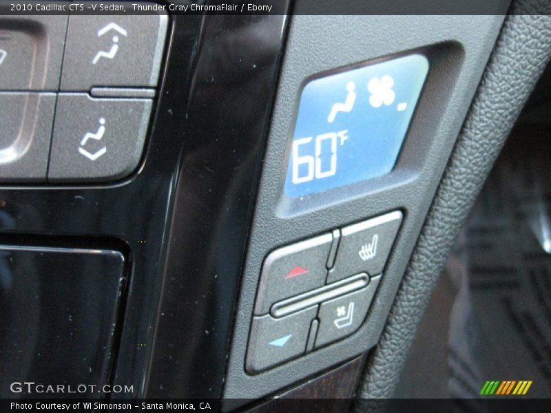 Controls of 2010 CTS -V Sedan