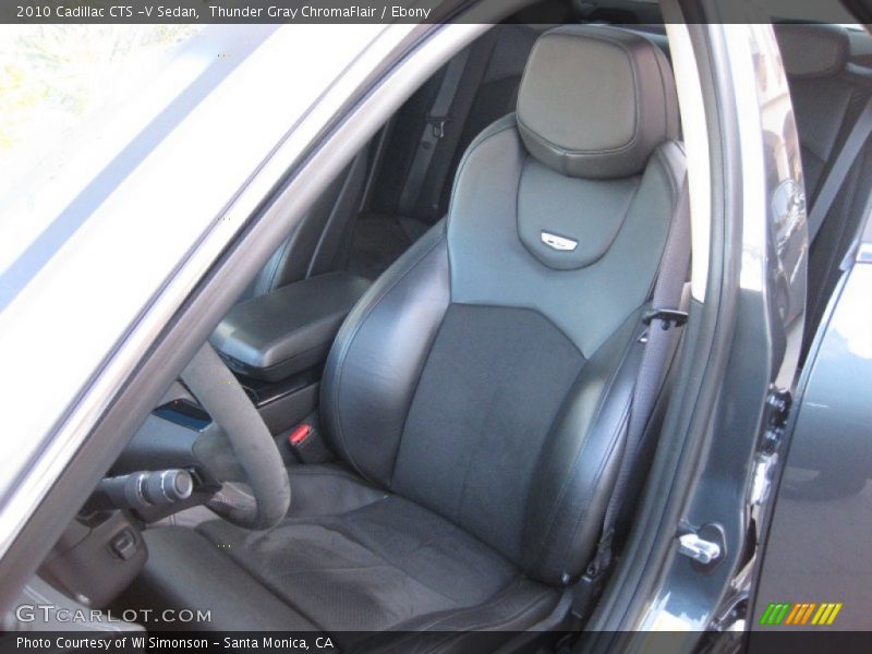 Front Seat of 2010 CTS -V Sedan