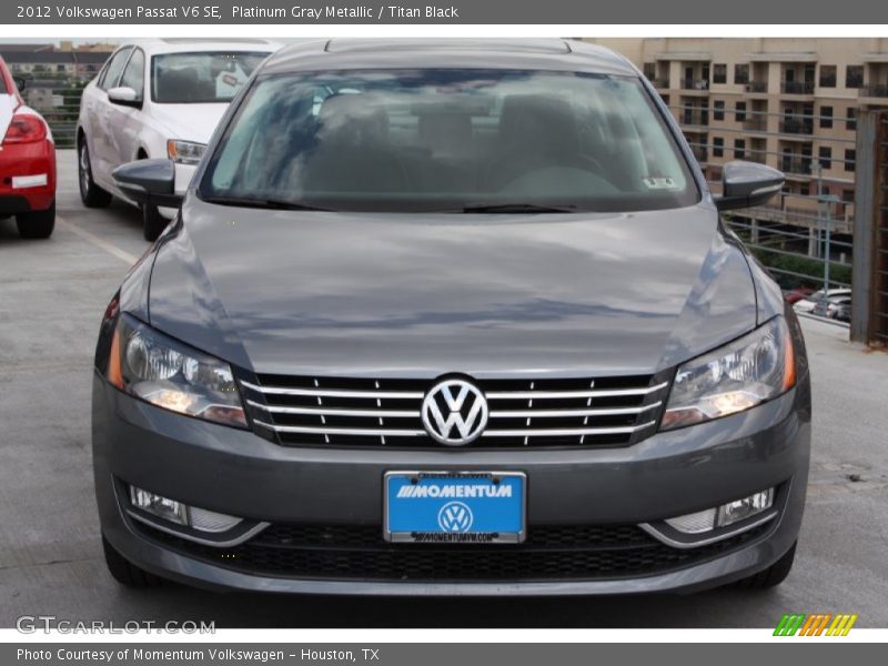 Platinum Gray Metallic / Titan Black 2012 Volkswagen Passat V6 SE