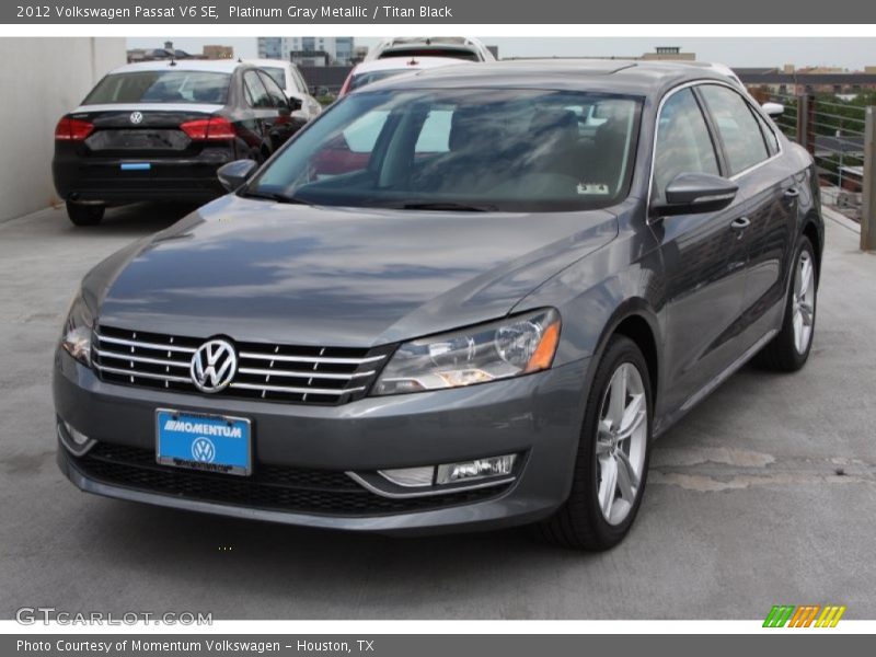 Platinum Gray Metallic / Titan Black 2012 Volkswagen Passat V6 SE