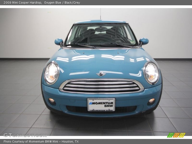 Oxygen Blue / Black/Grey 2009 Mini Cooper Hardtop