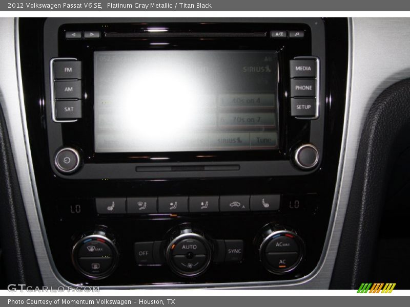 Platinum Gray Metallic / Titan Black 2012 Volkswagen Passat V6 SE