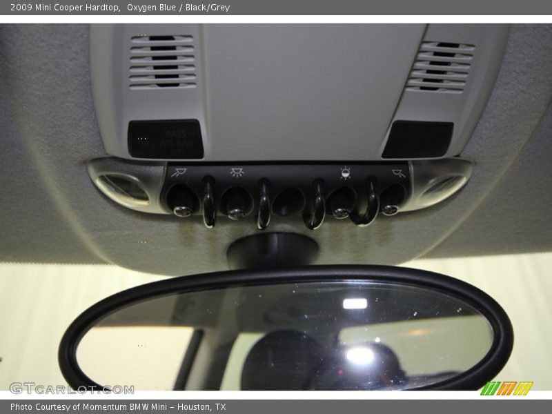 Oxygen Blue / Black/Grey 2009 Mini Cooper Hardtop