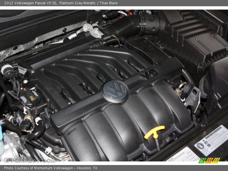 Platinum Gray Metallic / Titan Black 2012 Volkswagen Passat V6 SE