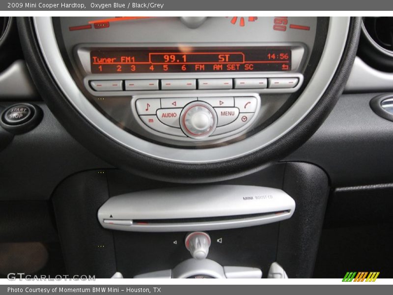 Oxygen Blue / Black/Grey 2009 Mini Cooper Hardtop