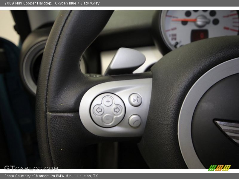 Oxygen Blue / Black/Grey 2009 Mini Cooper Hardtop