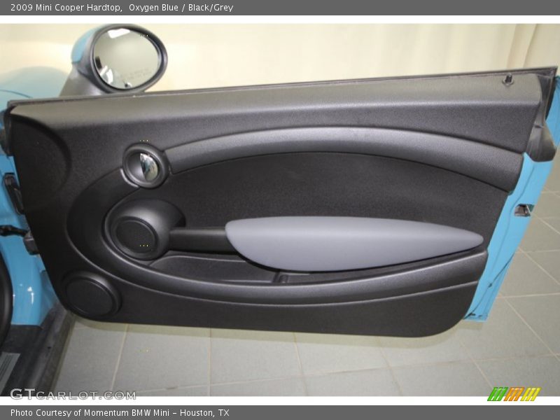 Oxygen Blue / Black/Grey 2009 Mini Cooper Hardtop