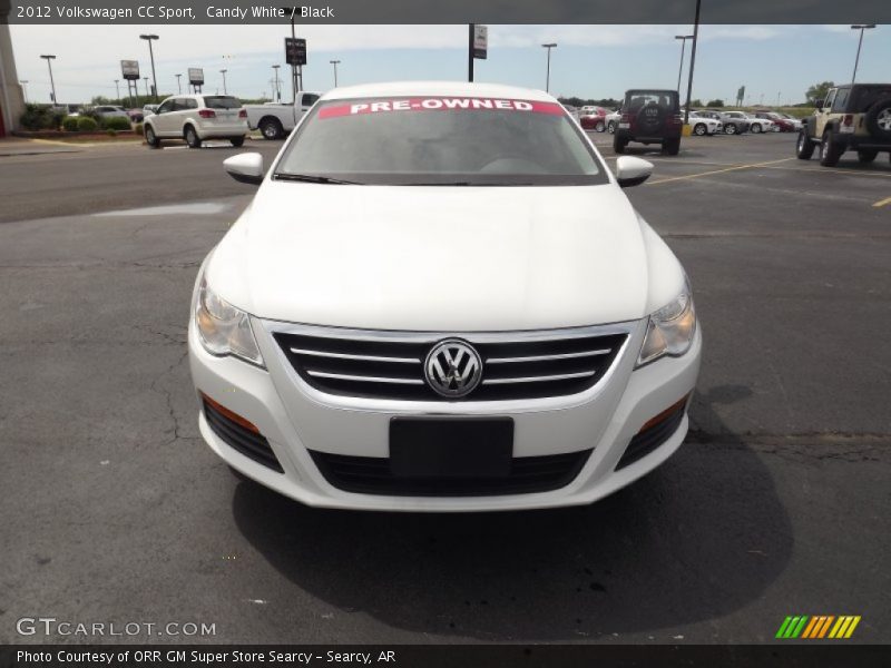 Candy White / Black 2012 Volkswagen CC Sport